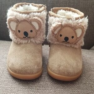 UGG Tan Toddler Boots with Cozy Lining